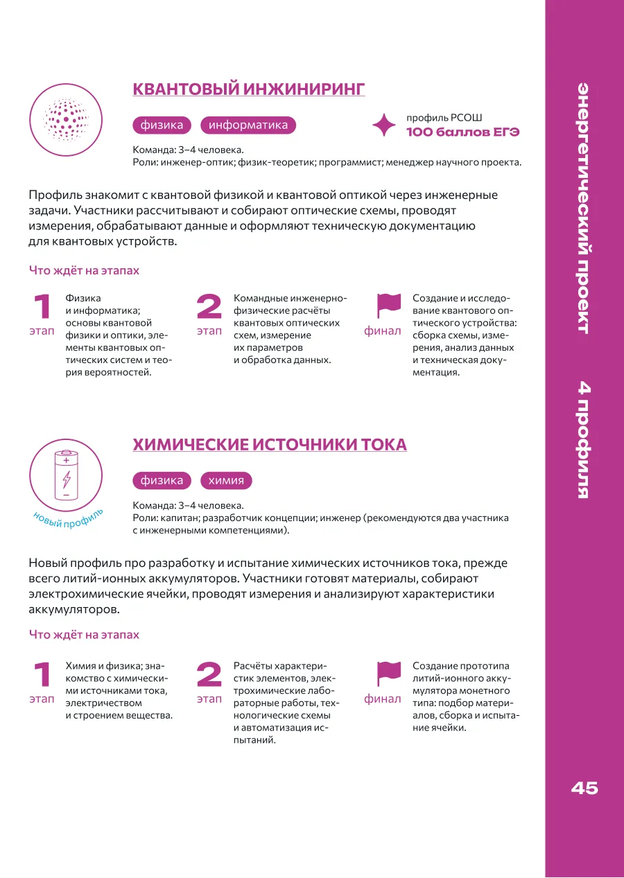 Страница 45: Квантовый инжиниринг · Химические источники тока
