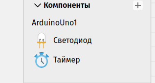 Оба компонента в списке
